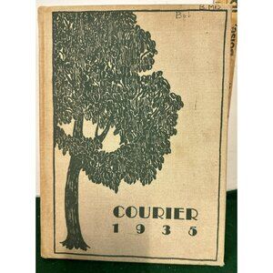 Boise High School Courier Yearbook 1935 Vintage Boise Idaho